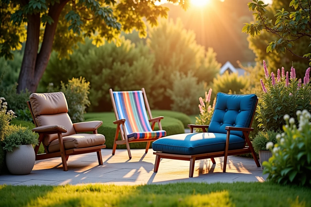 Les différences entre fauteuil relax, transat et chaise longue