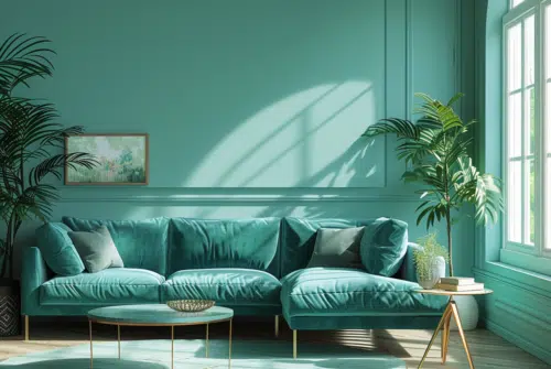 Exploration du nuancier bleu-vert : inspiration et utilisation en design d’intérieur