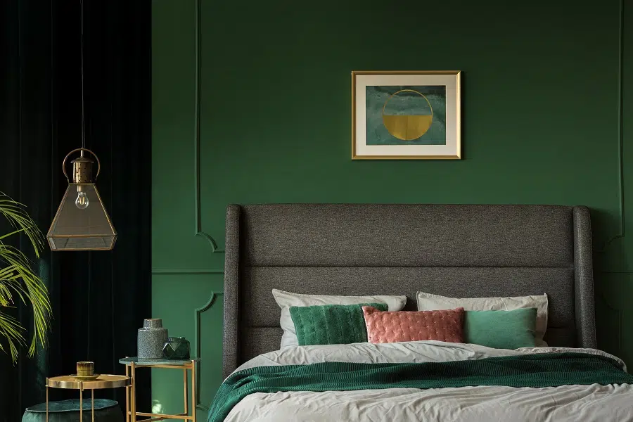 8 idées pour adopter la couleur verte dans la chambre à coucher