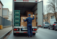 Frigo : la capacité de stockage d’un camion 6m3, astuces et conseils Chauffeur en tenue de travail près d'un camion frigorifique en ville
