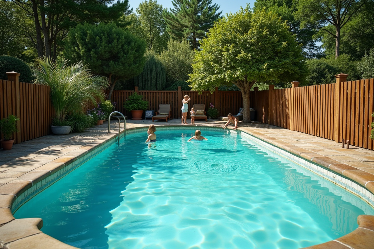 clôture piscine
