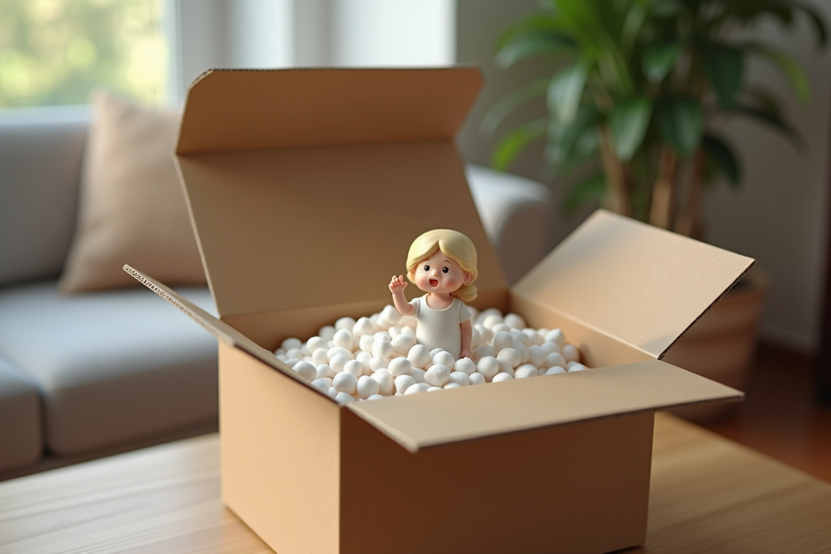 figurines emballage