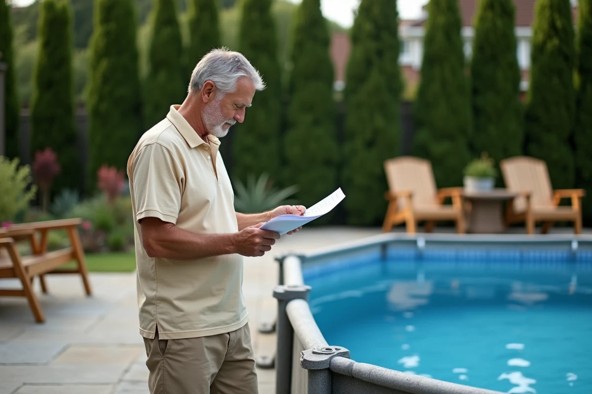 Homme regardant le cadre d