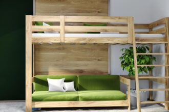 Lit superposé adulte en bois massif : le bon choix pour gagner de la place sans sacrifier la solidité !