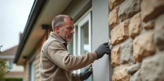 Enduit de façade : avantages, techniques et conseils pour bien choisir Maçon appliquant un enduit sur une façade de maison