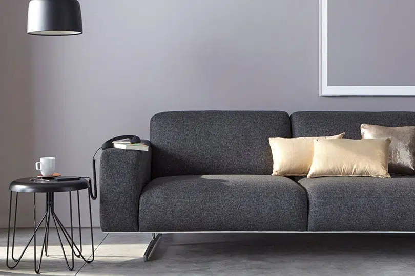 Quelle couleur de mur avec un canapé gris ?