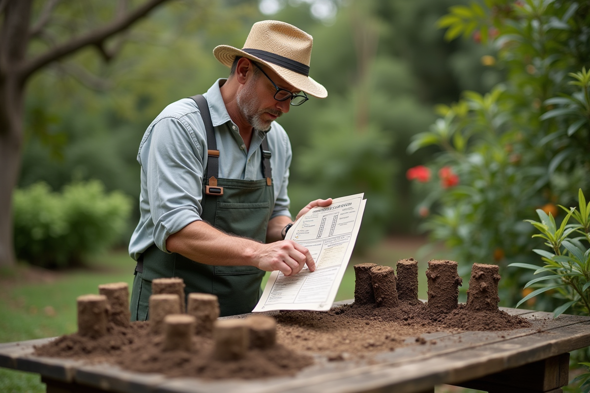 Scientifique montrant un tableau d